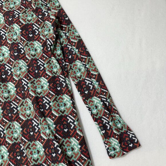 LuLaRoe Sarah Women's Small Duster Cardigan Sweater Pockets Open Front Geometric - Picture 12 of 14